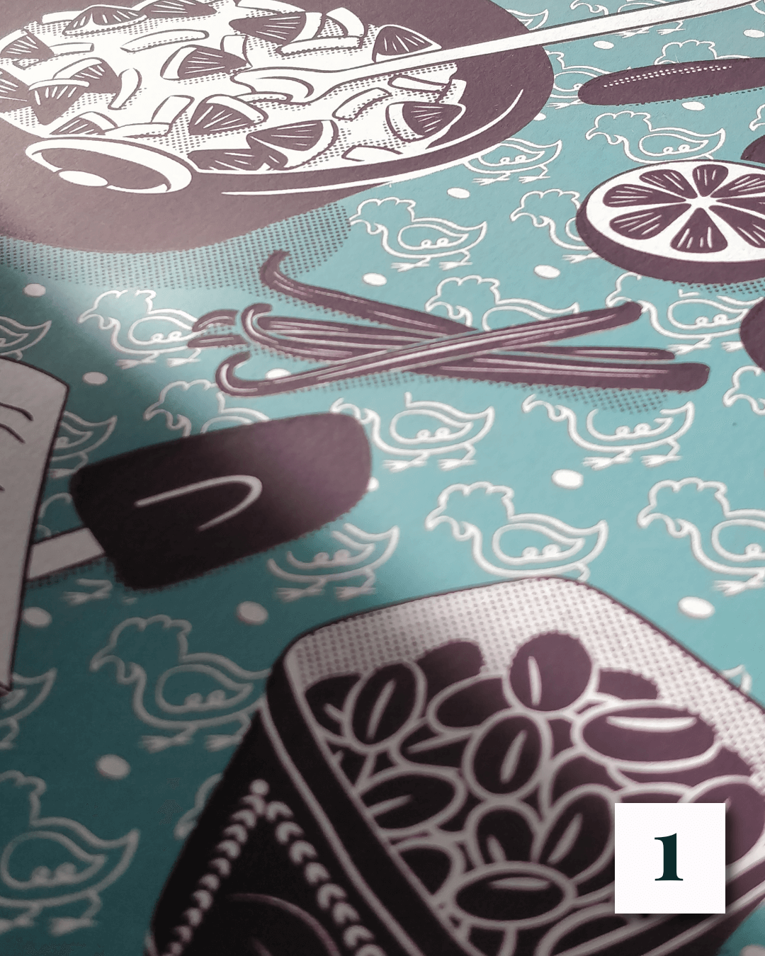 Affiche Confiture - bleu – Image 2