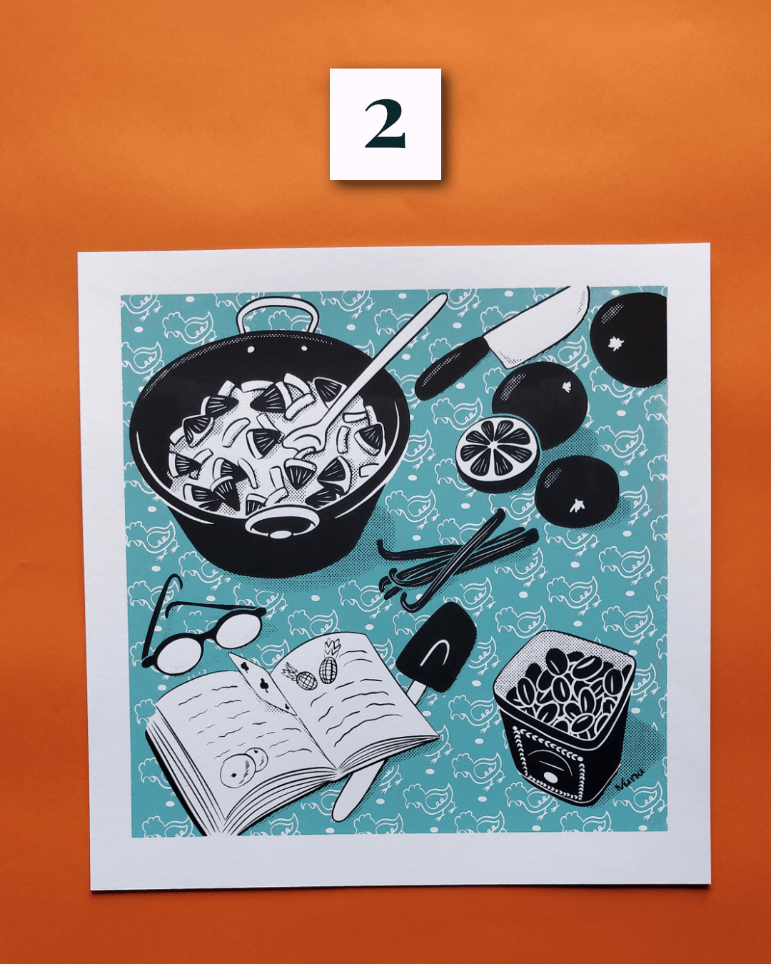 Affiche Confiture - bleu – Image 3