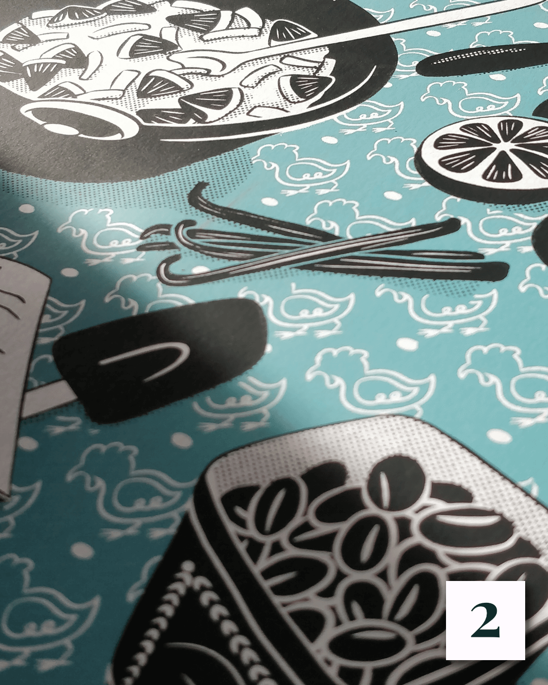 Affiche Confiture - bleu – Image 4