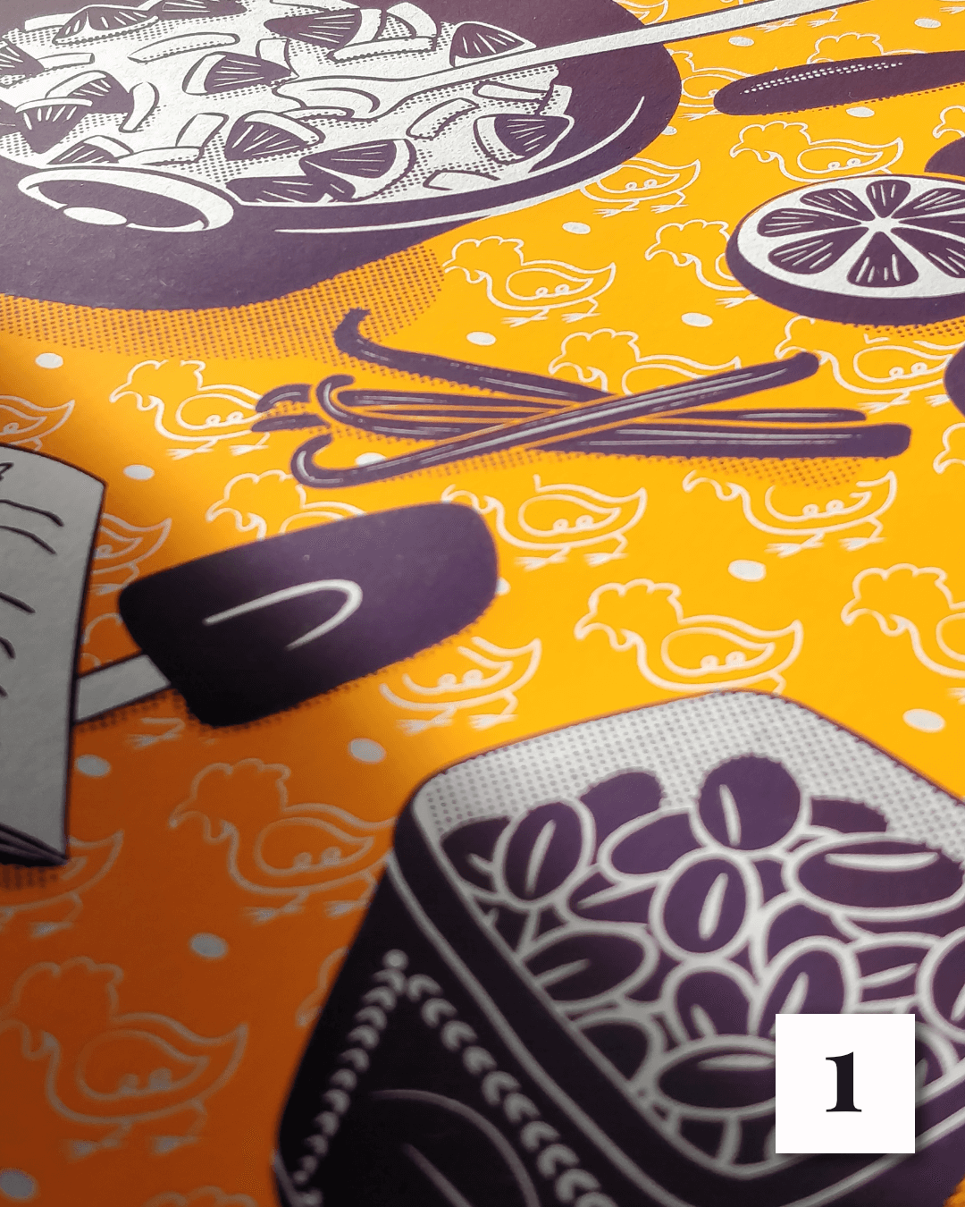 Affiche Confiture - orange fluo – Image 2