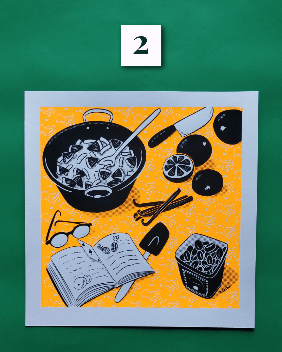 Affiche Confiture - orange fluo – Image 3