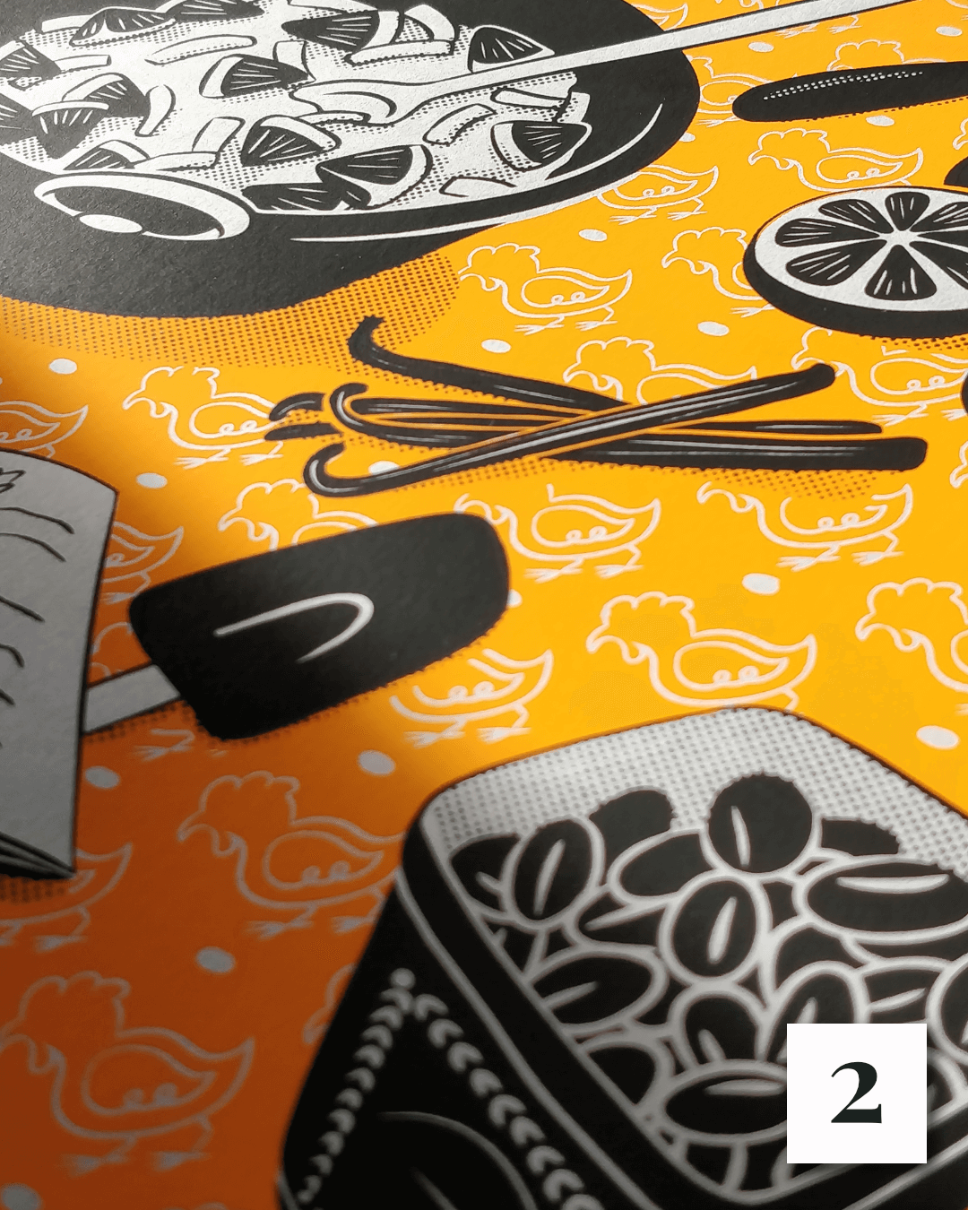 Affiche Confiture - orange fluo – Image 4