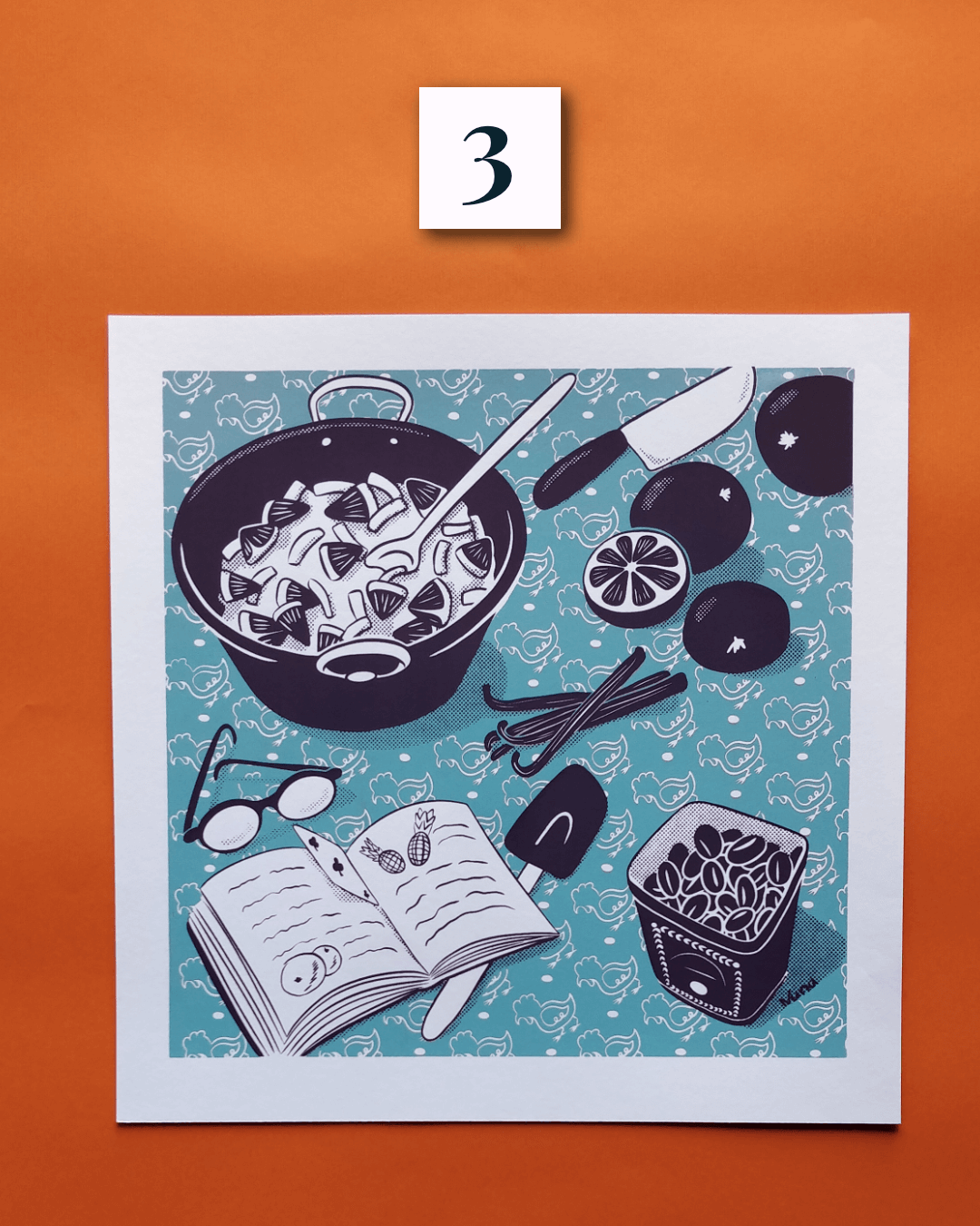 Affiche Confiture - bleu – Image 6