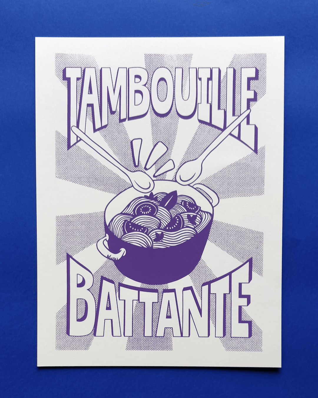 Affiche Tambouille Battante - blanc – Image 2