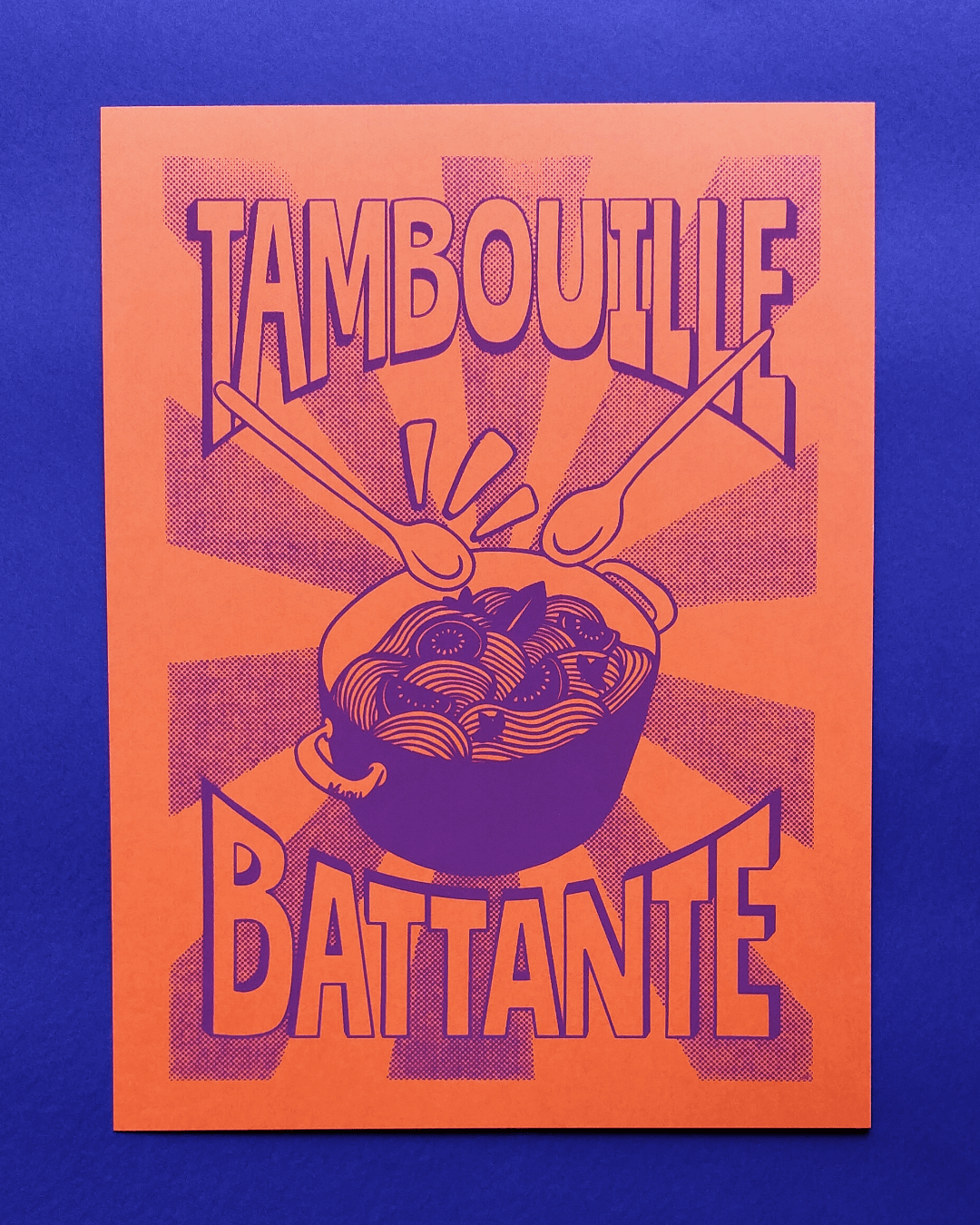 Affiche Tambouille Battante - orange – Image 2