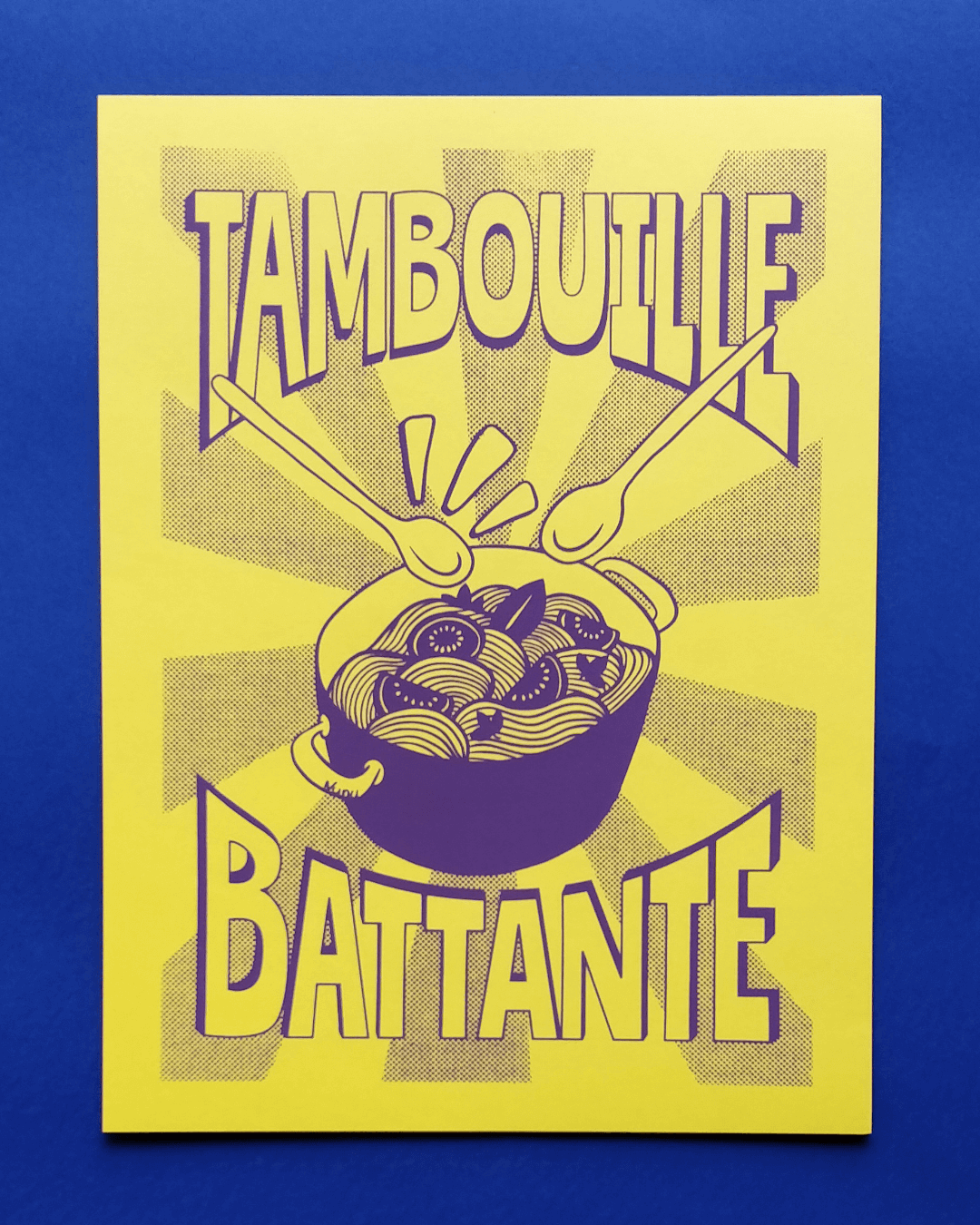 Affiche Tambouille Battante - jaune – Image 2